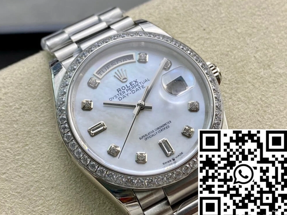 128396TBR-0005 Rolex Diamond-set Date Bezel Factory EW Day 1013
